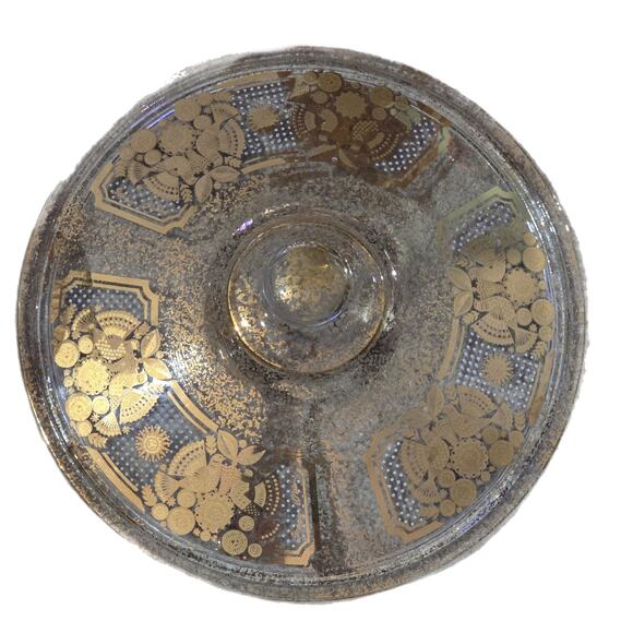 Vintage 1960s Georges Briard Fire King 2 qt dish with lid NWT - Picture 1 of 5